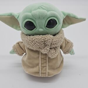 2020 Mattel Star Wars Baby Yoda Grogu The Child Stuffed 7.75in Bean Bottom Plush